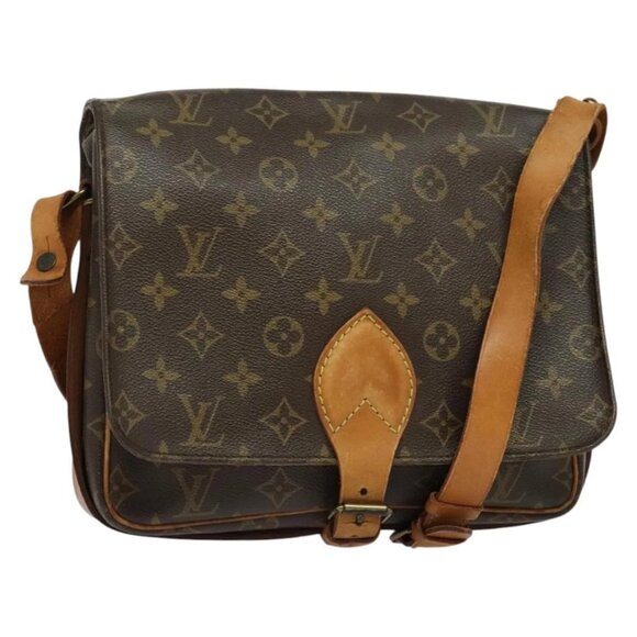 LOUIS VUITTON Monogram Cartouchiere GM Shoulder Bag M51252 LV Auth BA5010 - Picture 1 of 16